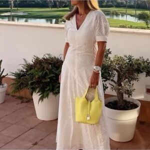 ZARA EMBROIDERED EYELET DRESS ZW COLLECTION